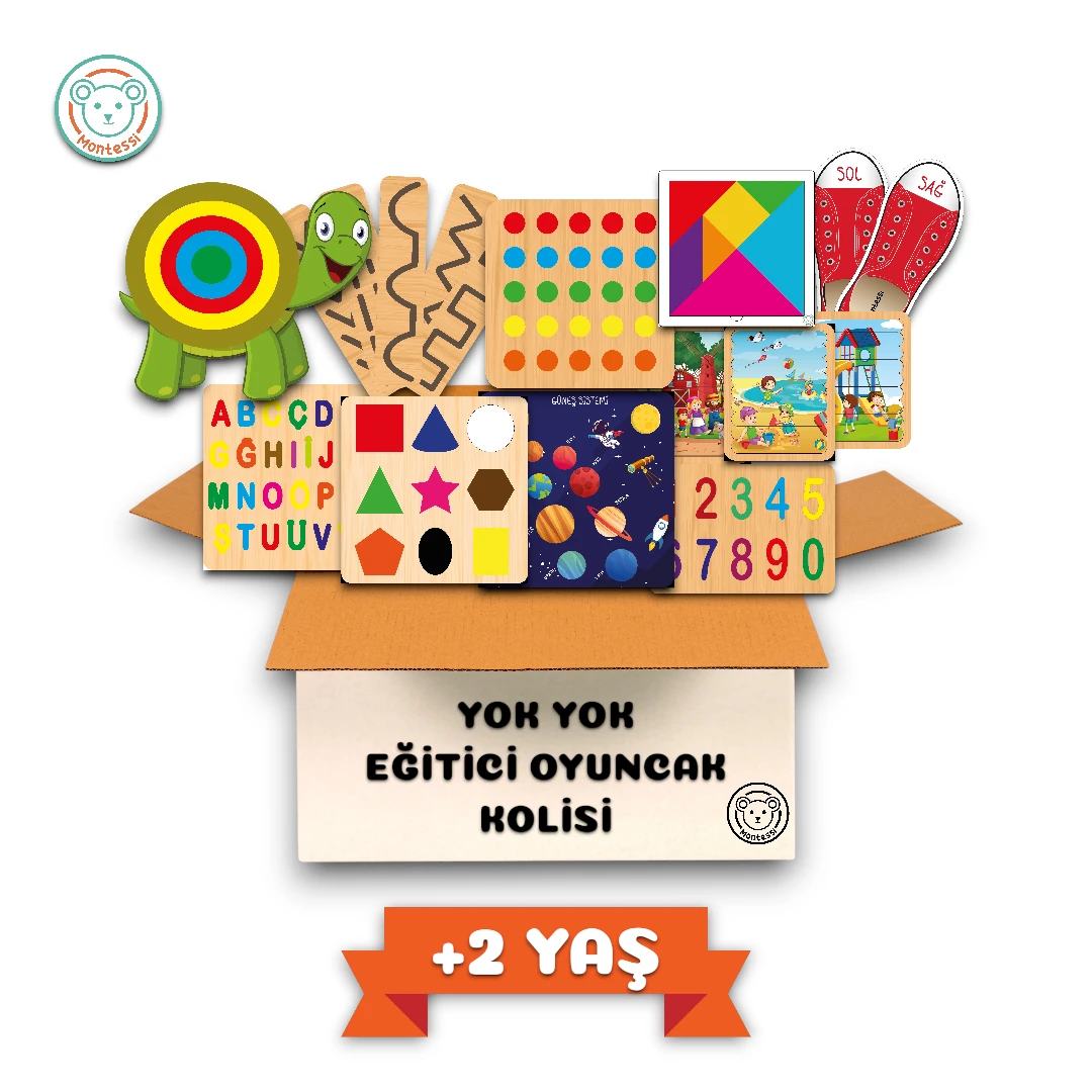 Yok Yok Eğitici Oyuncak Kolisi (10 Oyuncak)